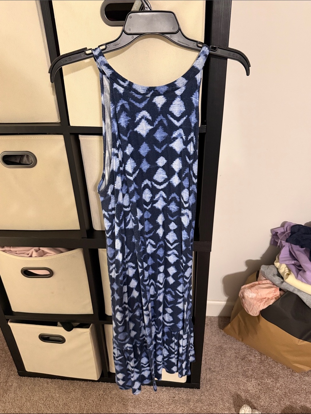 Time and tru blue halter dress
